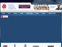 Tablet Screenshot of edinburghaccies.com